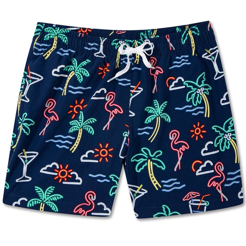 CHUBBIES - Neon Lights Swim Trunks, Men’s 2XL - Picture 2 of 12